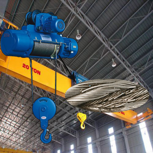 Dấu hiệu nhận biết cáp tải pa lăng cầu trục xuống cấp cần thay mới 