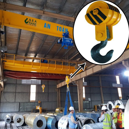 Móc treo dành cho cầu trục và những dấu hiệu cần thay mới 